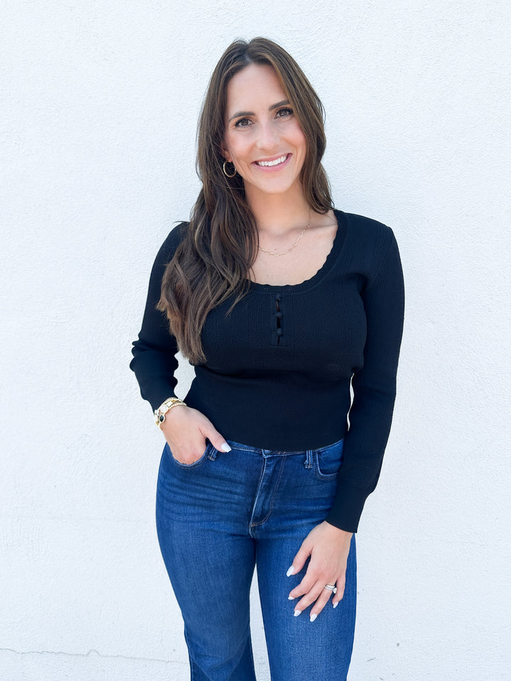 Flash Black Sweater