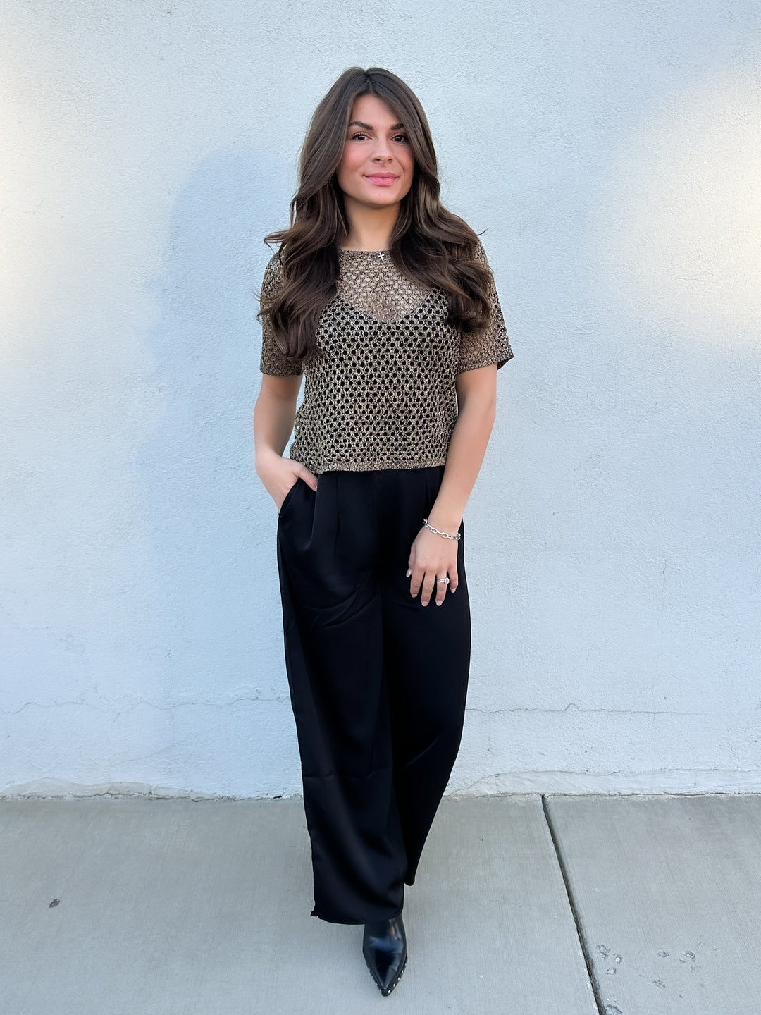 Bronze Goddess Top
