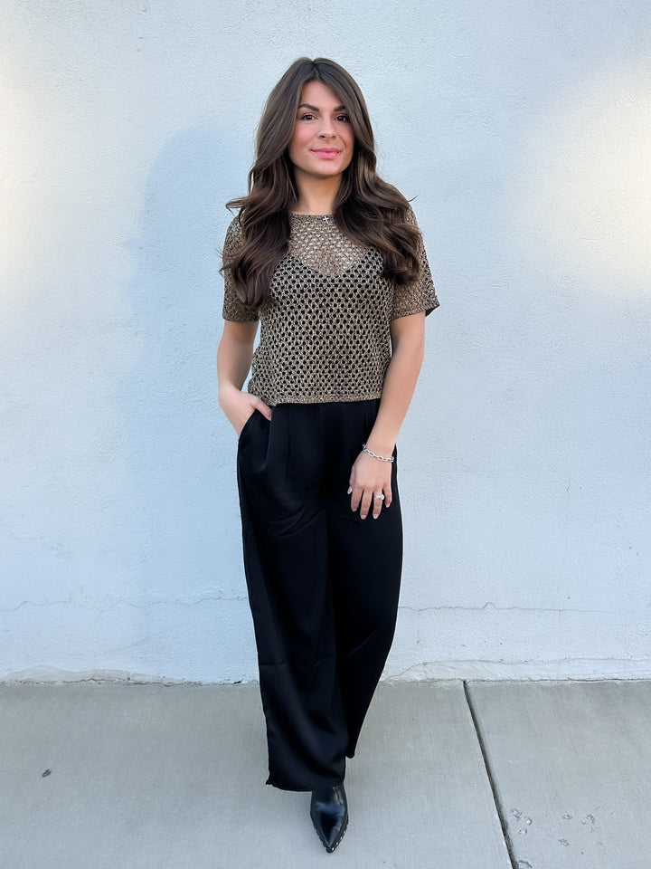 Bronze Goddess Top
