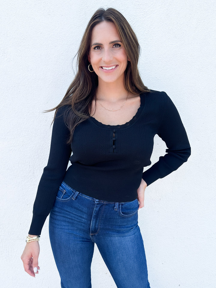 Flash Black Sweater