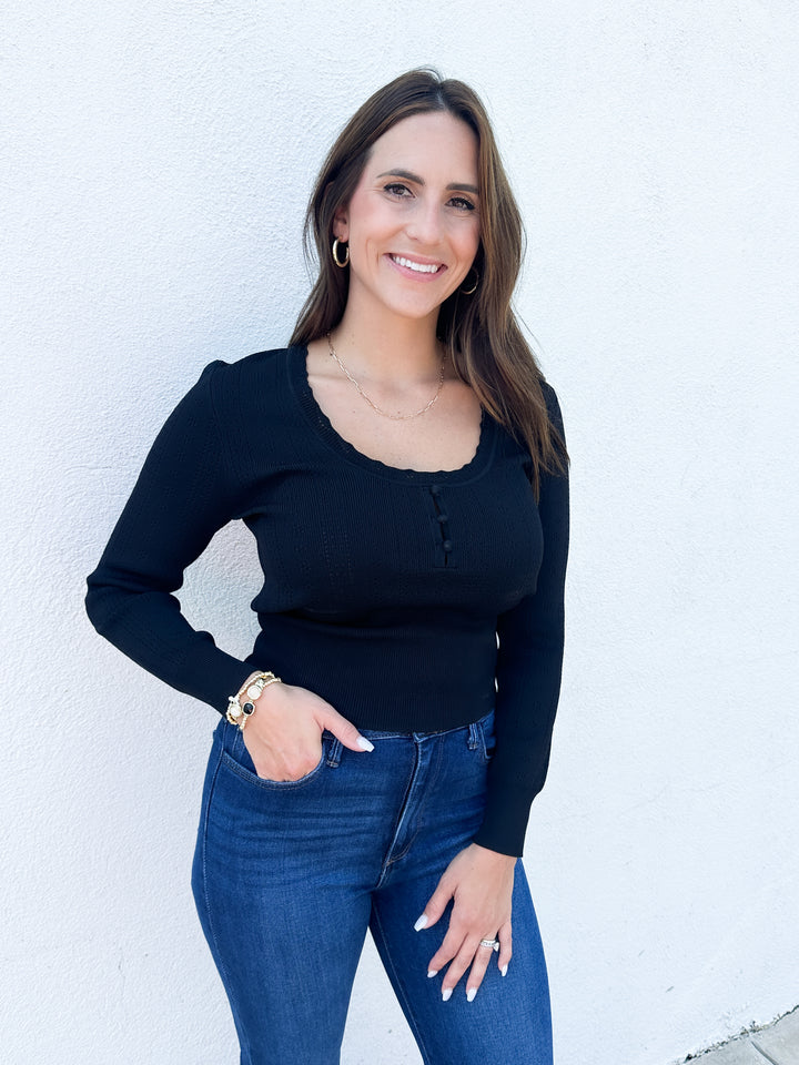 Flash Black Sweater