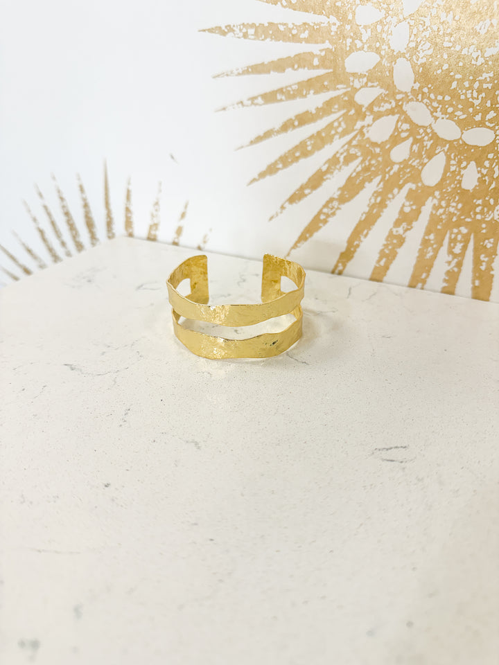 The Double Plate Cuff