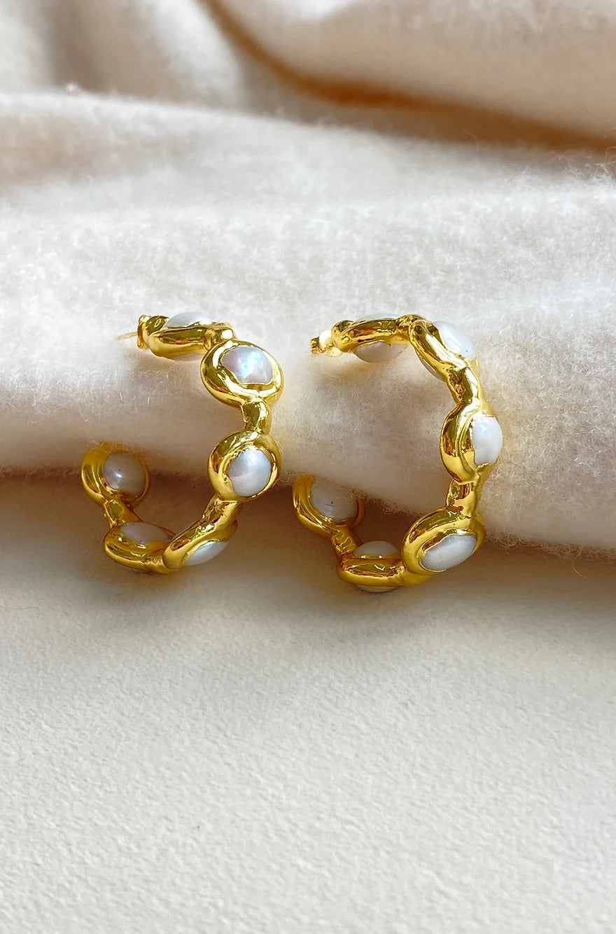 Paradise Hoop Earrings