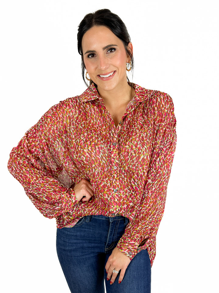 Rose Colored Glasses Top