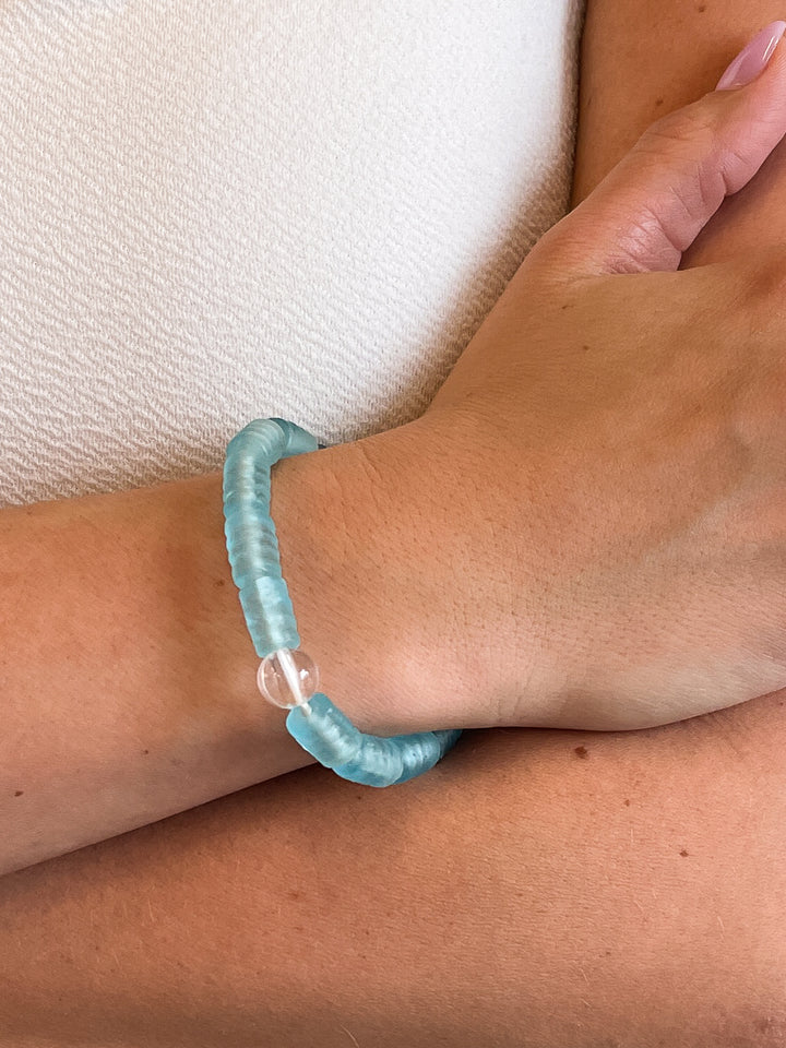 Translucent Beaded Bracelet