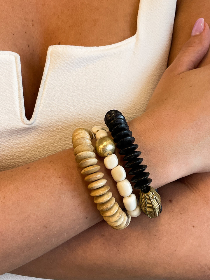 Wood Bangle Bracelet