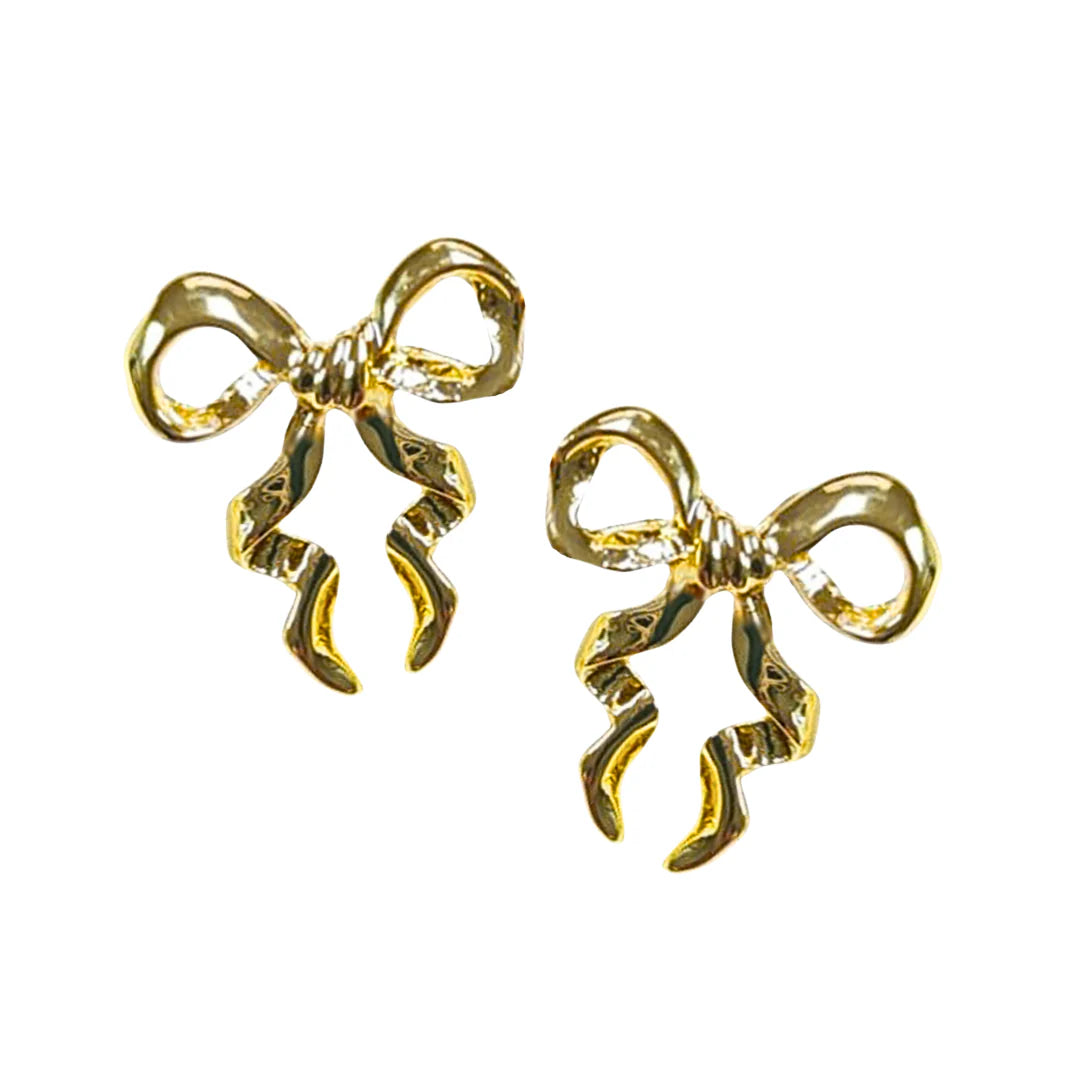 The Golden Bow Earrings