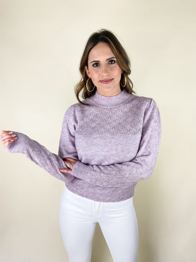 Picking Lilacs Sweater